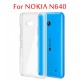 Etui en Silicone pour Nokia N640 / Transparent