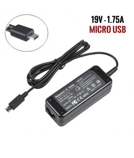 Chargeur Pc - ASUS - 19V 1.75A - Bec Micro USB