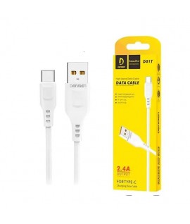 Cable USB Type C 1m 2.4A DENMEN D01T