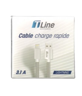 Cable USB Type C 1m 3.1A TLINE