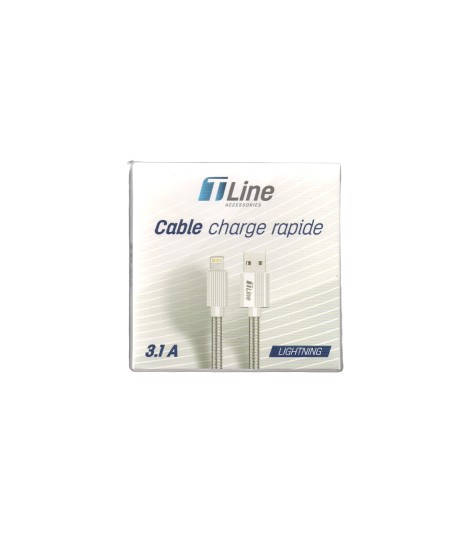 Cable Lightning 1m 3.1A TLINE