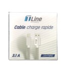 Cable Lightning 1m 3.1A TLINE