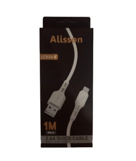 Cable Micro USB 1m 2.4A ALISSON LC939V