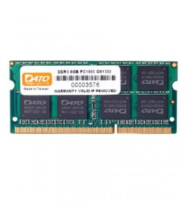Barrette Mémoire SO-DIMM DATO TEK 8GB DDR3L 1600 Mhz