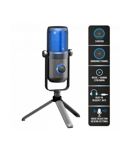 Microphone Gaming SPIRIT OF GAMER Double Directivité EKO900