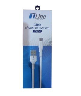 Cable USB Type C 1m 5A TLINE