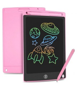 Tablette d’écriture LCD 12" Enfant RGB - Rose