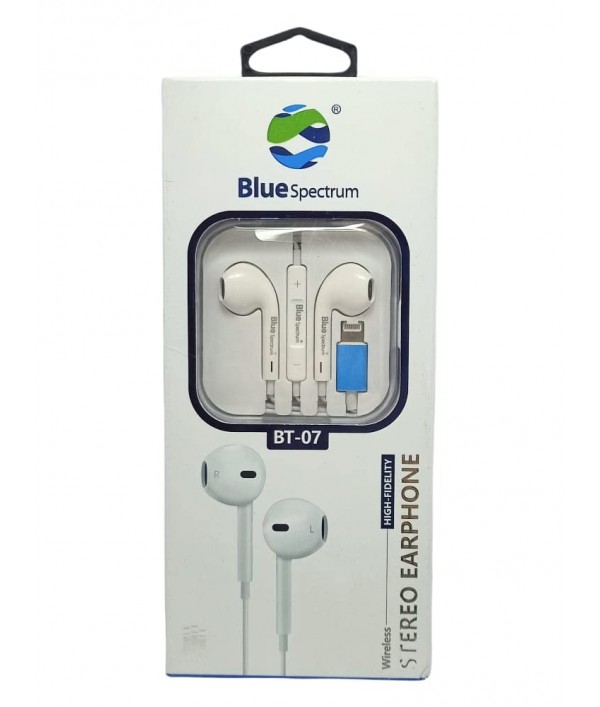 Ecouteur iPhone Avec Connecteur Lightning Bluetooth Blue Spectrum B-07