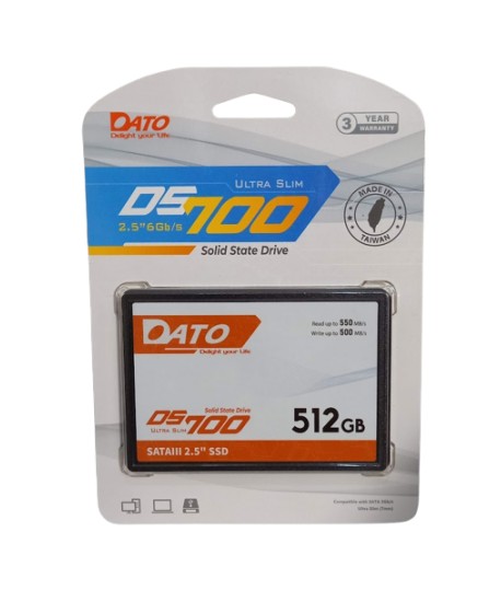 Disque SSD DATO DS700 512GB SATA III 2.5" - R 530 / W 510