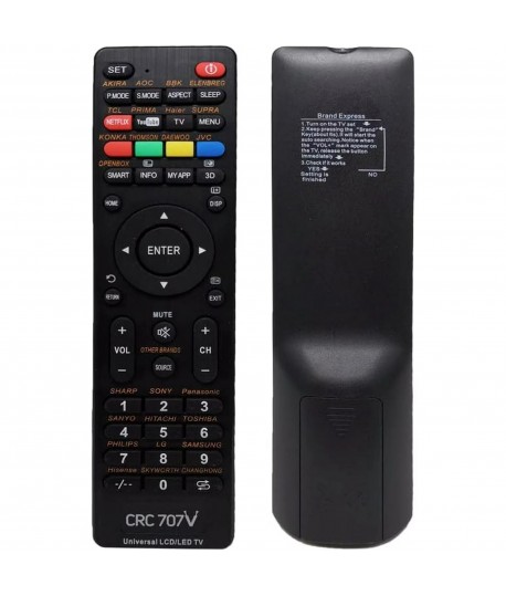 Télécommande Universel TV - CRC707V