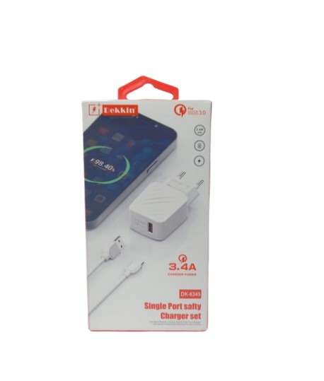 Chargeur Type C 3.4A DEKKIN DK-6345