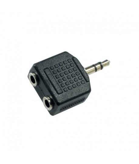 Adaptateur Jack 3.5 Mâle vers 2 Jack 3.5 Femelle