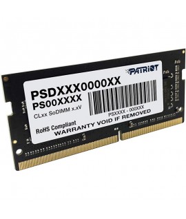 Barrette Mémoire SO-DIMM Patriot Signature CL17 8 Go DDR4 / 2400 Mhz