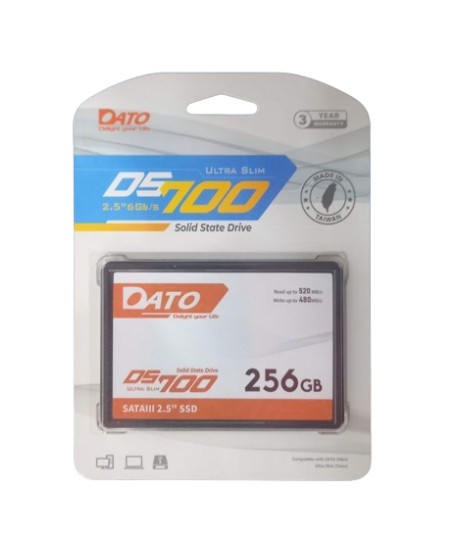 Disque SSD DATO DS700 256GB SATA III 2.5" - R 525 / W 500