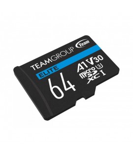 Carte mémoire TeamGroup Elite Micro SDXC A1 V30 - 64 Go