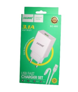 Chargeur Type C 3.1A SCOOT SC-400