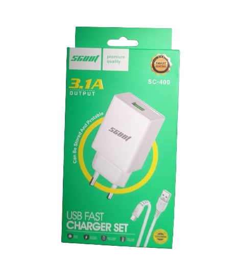 Chargeur Type C 3.1A SCOOT SC-400