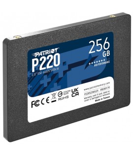 Disque SSD Patriot P220 256GB SATA III 2.5" - R 550 / W 500