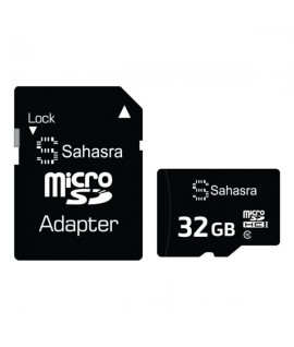 Carte Mémoire SAHASRA 32GB Class 10 avec Adaptateur