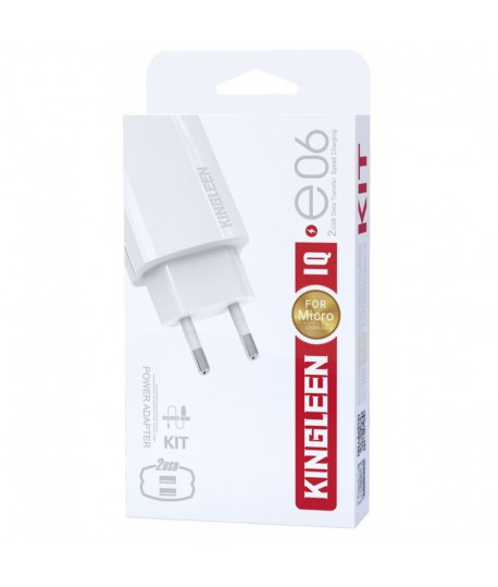 Chargeur Micro USB 2.1A KINGLEEN E06