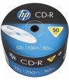 Bobine 50x CD-R HP - Capacité 700 MB - 80 Min - 50 pièces