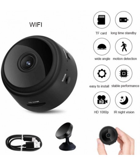 Mini Camera de Surveillance IP Sans Fil A9