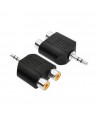 Adaptateur Jack Male vers 2 RCA Audio Femelle