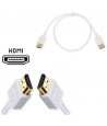 Cable HDMI 0.6m - Blanc