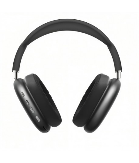 Casque Bluetooth MP3 P9 PRO MAX - Noir