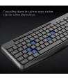 Clavier Gamer Sans Fil RGB Rechargeable ADVANCE CLA-310 - Noir