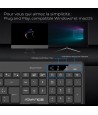 Clavier Gamer Sans Fil RGB Rechargeable ADVANCE CLA-310 - Noir