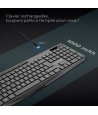 Clavier Gamer Sans Fil RGB Rechargeable ADVANCE CLA-310 - Noir