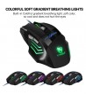 Souris Gaming T-WOLF M1 LED RGB - Noir