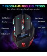 Souris Gaming T-WOLF M1 LED RGB - Noir