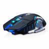 Souris Gaming sans Fil Rechargeable T-WOLF Q13 - Noir
