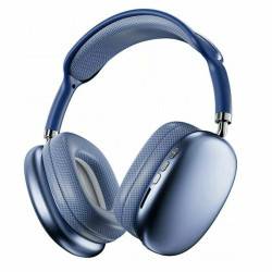 Casque Bluetooth MP3 P9 PLUS MAX - Bleu