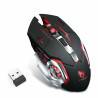 Souris Gaming sans Fil Rechargeable T-WOLF Q13 - Noir