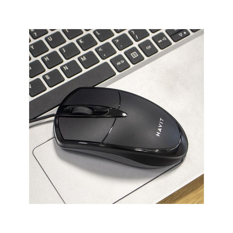 Souris USB HAVIT MS4217 - Noir