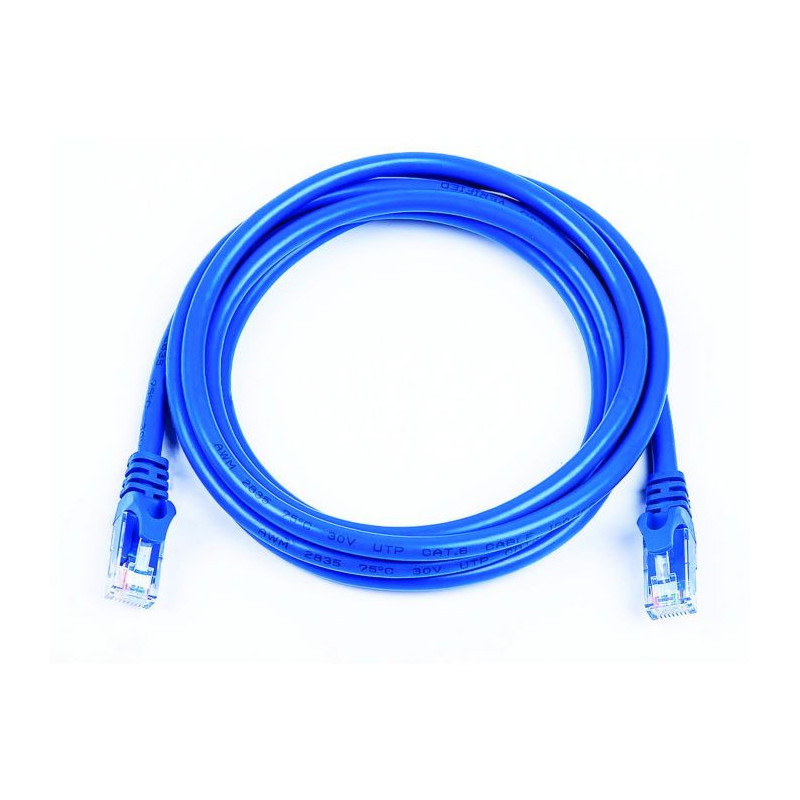 Cable Réseau UTP CAT 5E RJ45 20M - Bleu