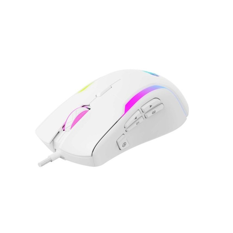 Souris Gaming HAVIT MS1033 RGB - 8000 DPI - Blanc