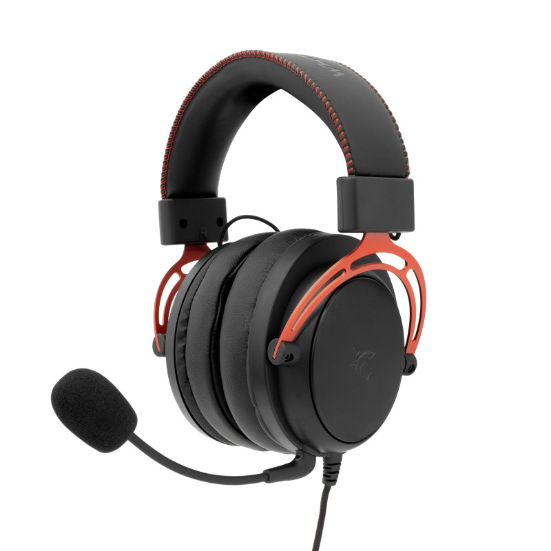 Casque Gaming WHITE SHARK GORILLA GH-2341 - Noir Rouge