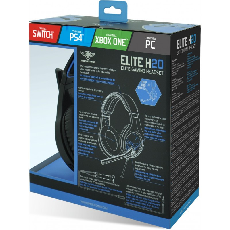 Casque Gaming SPIRIT OF GAMER ELITE-H20 MULTIPLATEFORME