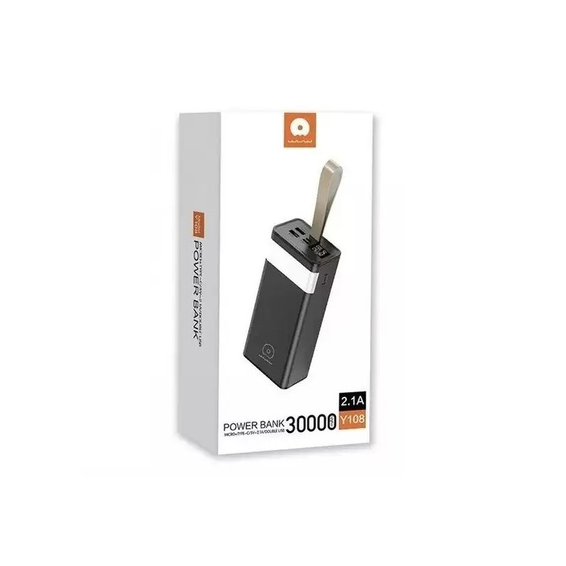 Power Bank WUW Y108 / 30 000 mAh / 2.1A