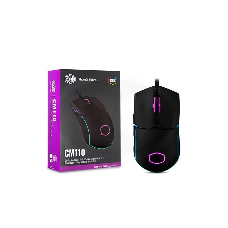 Souris Gaming COOLER MASTER CM110 RGB - Noir