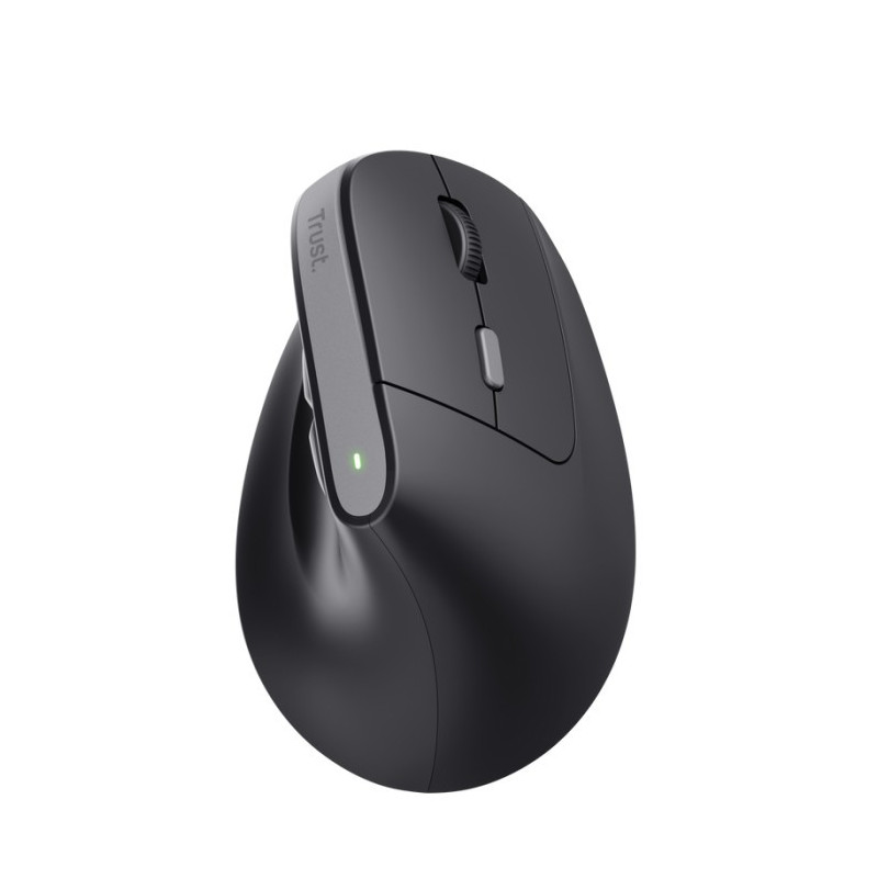 Souris Sans Fil Verticale Rechargeable TRUST BAYO II - Noir