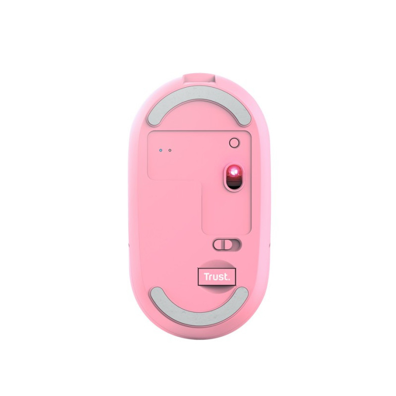 Souris Sans Fil et Bluetooth TRUST PUCK ULTRA FINE Rechargeable - Rose