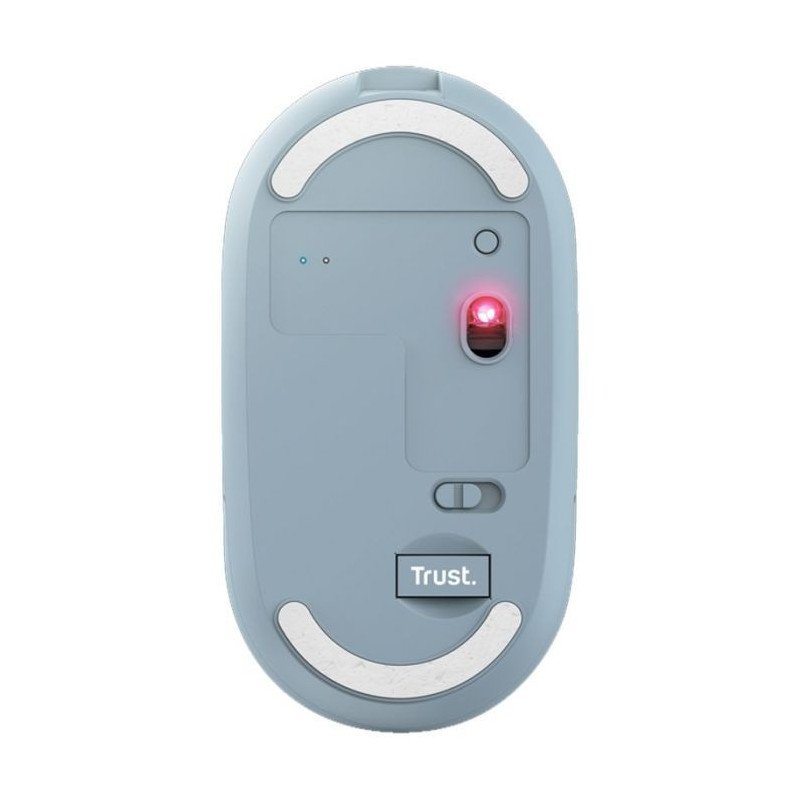 Souris Sans Fil et Bluetooth TRUST PUCK ULTRA FINE Rechargeable - Bleu