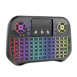 Mini Clavier Bluetooth / sans Fil avec Touchpad RGB