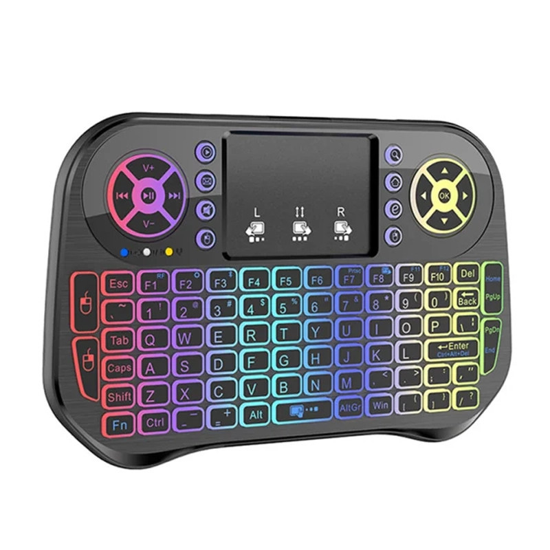 Mini Clavier Bluetooth / sans Fil avec Touchpad RGB