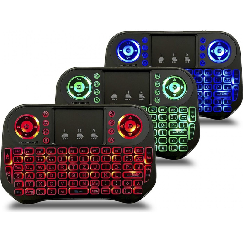 Mini Clavier Bluetooth / sans Fil avec Touchpad RGB
